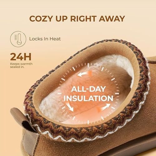 🔥last Day Promotion 70% Off🔥 - Women's Soft Suede Indoor And Outdoor Shoes – Warm, Comfortable Winter Shoes